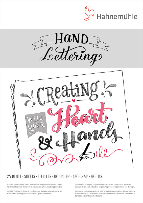 Image of Ritblock Hahnemühle Hand Lettering 170g A4 25ark 10628991 4011367105471