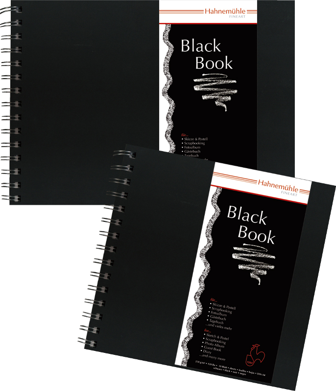 Image of Ritbok Hahnemühle Black 250g A5L 30ark 10628501 4011367005030