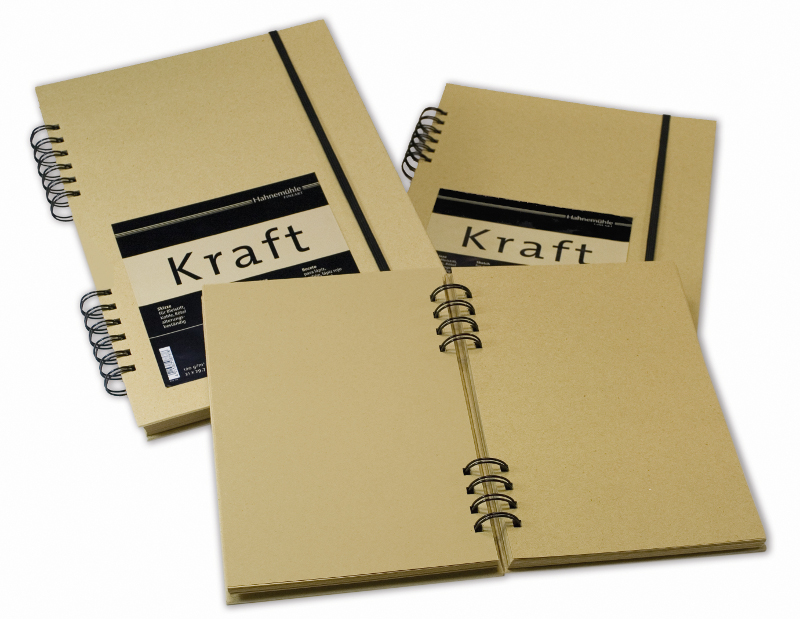 Image of Ritblock Hahnemühle Kraft Paper sketch 120g A5 Spiral 80ark 10628780 4011367087661