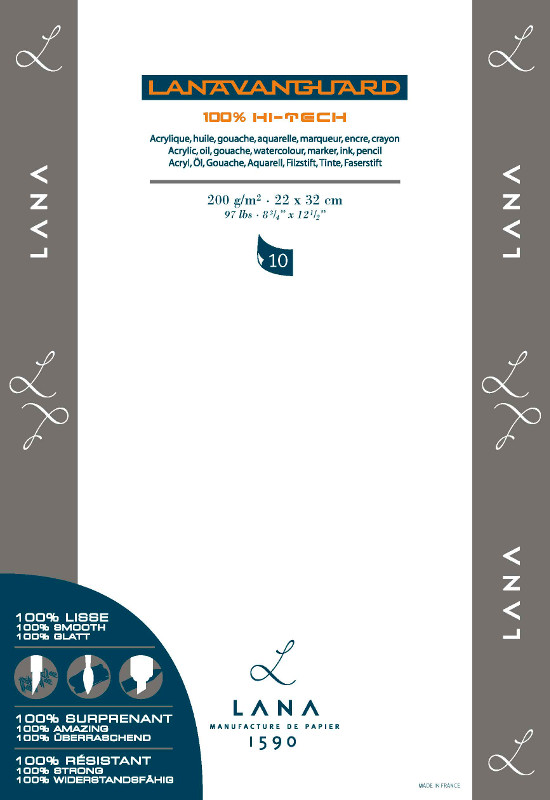 Image of Ritblock LanaVanguard 220x320 200g 10ark 15027221 4011367102111