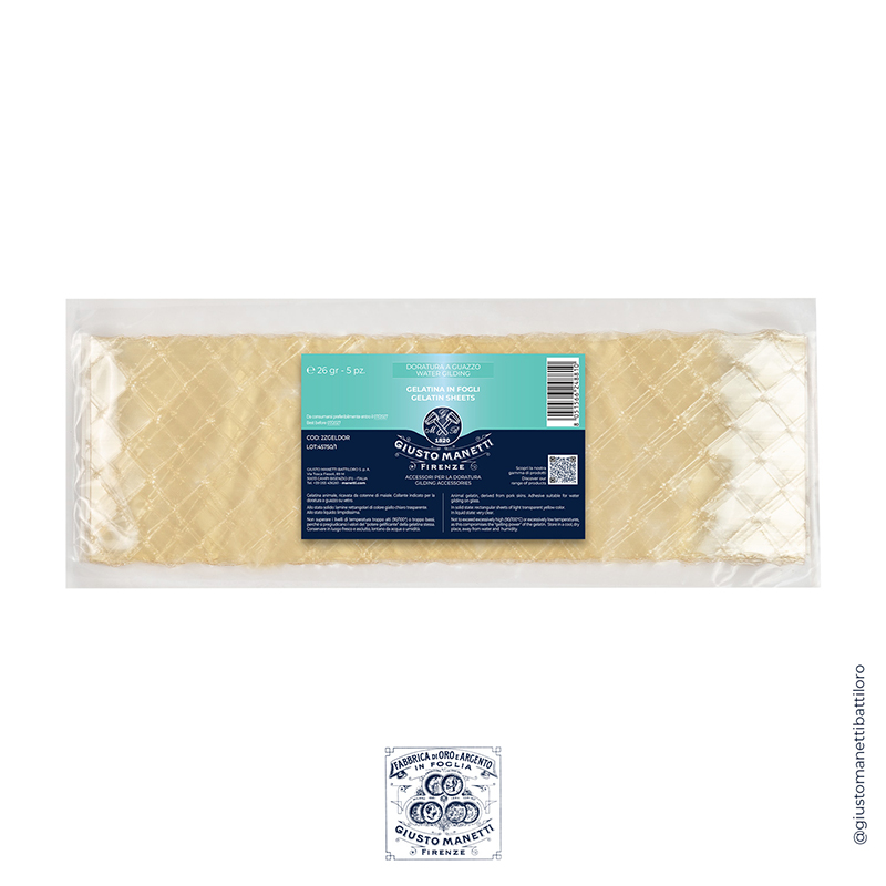 Image of Förgyllning Manetti Gelatin Sheets 5 pieces 2ZGELDOR 8051566248810
