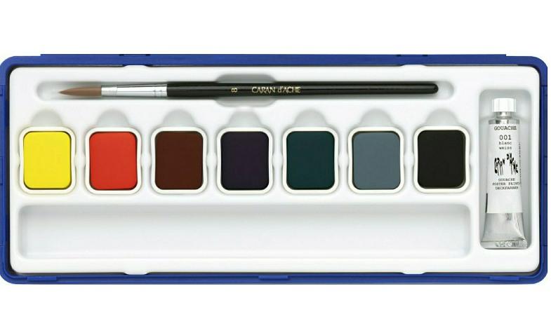 Image of Gouachefärg Caran d´Ache Gouache Studio, 8 pans 1000308 7610186143083