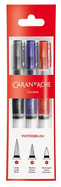 Image of Penselpenna Caran d´Ache Set 3 tomma penselpennor 115303 7630002329132
