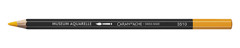 Image of Akvarellpenna Caran d´Ache MUSEUM  GOLD CADMIUM YELLOW 530 (3F) 3510530 7630002320818