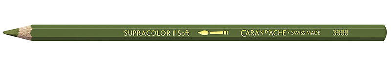 Image of Akvarellpenna Caran d´Ache Supracolor   018  Olive grey (3F) 3888018 7610186845376