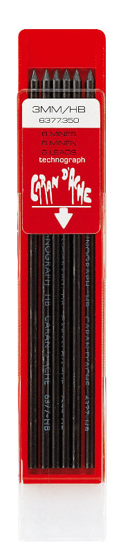 Image of Stift Caran d´Ache Technograph 3mm HB (6F) 6377350 7610186760310