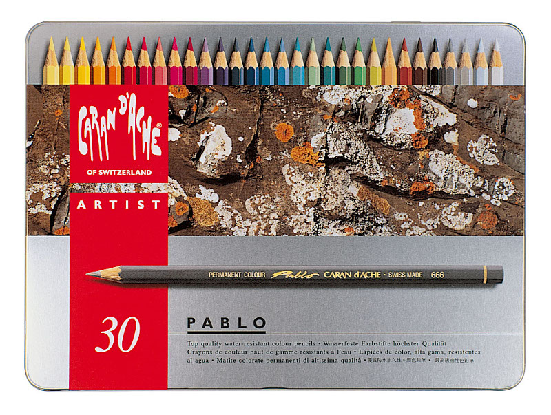 Image of Färgpenna Caran d´Ache Artist Pablo 30 sort     330 (5F) 666330 7610186093302