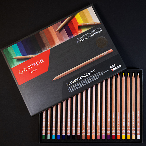 Image of Färgpennset Caran d´Ache  Luminance  20 pennor Porträttset 6901920 7630002343176