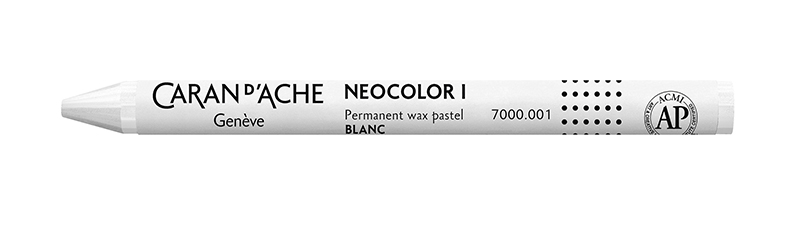 Image of Vaxkrita Caran d´Ache NeoColor I   001  White (10F) 7000001 7610186270017