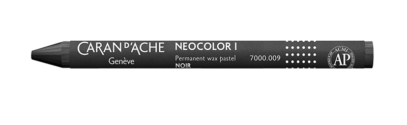 Image of Vaxkrita Caran d´Ache NeoColor I   009  Black (10F) 7000009 7610186270048