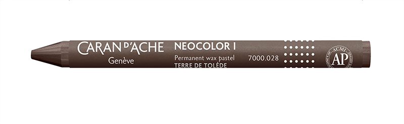 Image of Vaxkrita Caran d´Ache NeoColor I   028 Toledo brown (10F) 7000028 7610186033896