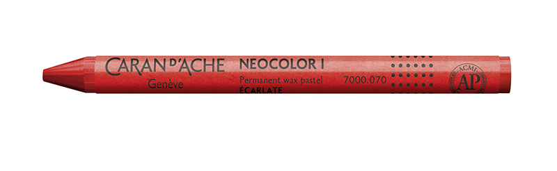 Image of Vaxkrita Caran d´Ache NeoColor I   070  Scarlet (10F) 7000070 7610186270130
