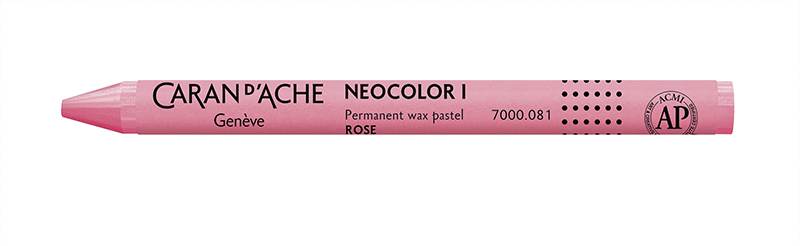 Image of Vaxkrita Caran d´Ache NeoColor I   081  Pink (10F) 7000081 7610186270154