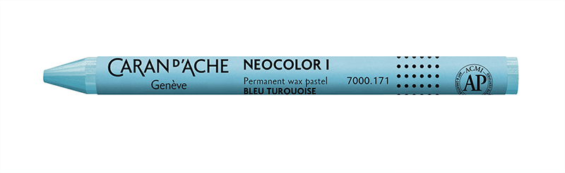 Image of Vaxkrita Caran d´Ache NeoColor I   171  Turquoise blue (10F) 7000171 7610186270246