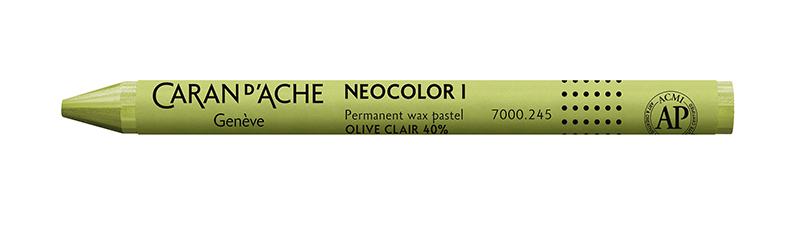 Image of Vaxkrita Caran d´Ache NeoColor I   245  Light olive (10F) 7000245 7610186270291