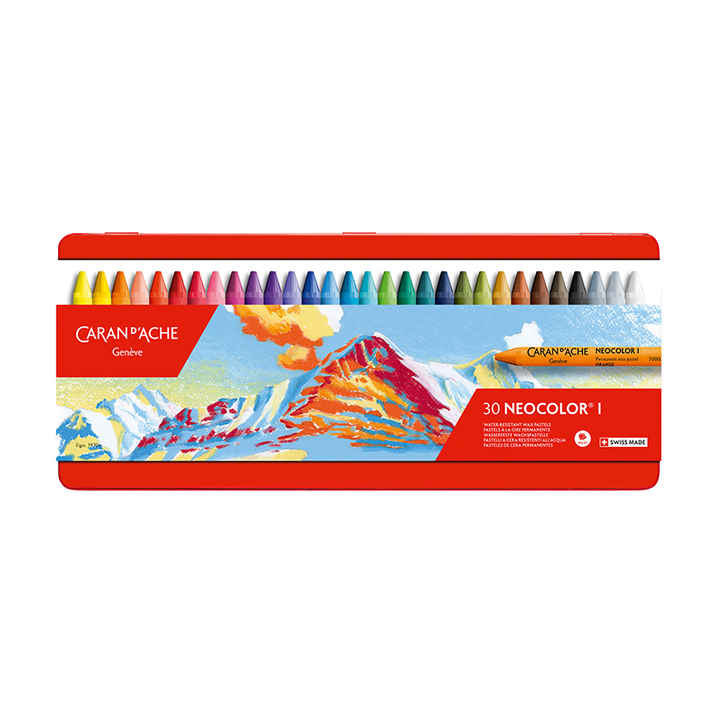 Image of Vaxkrita Caran d´Ache NeoColor I 30 sort  330 7000330 7610186223303