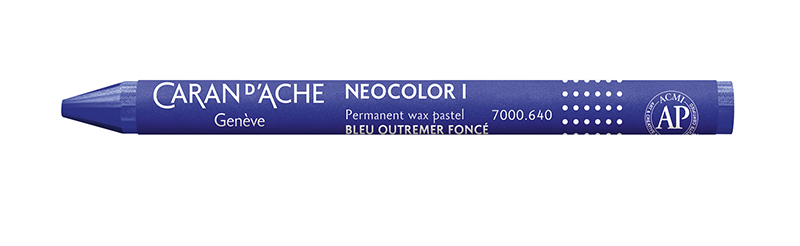Image of Vaxkrita Caran d´Ache NeoColor I   640 Dark ultramarine (10F) 7000640 7610186034138