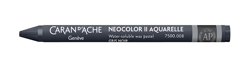 Image of Vaxkrita Caran d´Ache NeoColor II  008  Greyish black (10F) 7500008 7610186271618