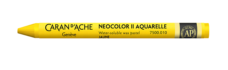Image of Vaxkrita Caran d´Ache NeoColor II  010  Yellow (10F) 7500010 7610186271632