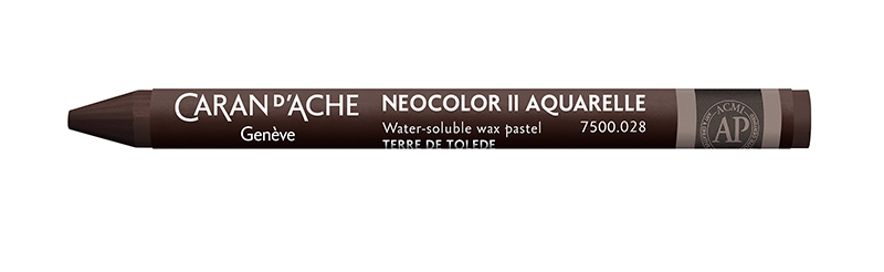 Image of Vaxkrita Caran d´Ache NeoColor II  028  Toledo brown (10F) 7500028 7610186034220