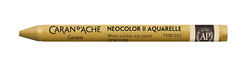 Image of Vaxkrita Caran d´Ache NeoColor II  033  Golden ochre (10F) 7500033 7610186271717