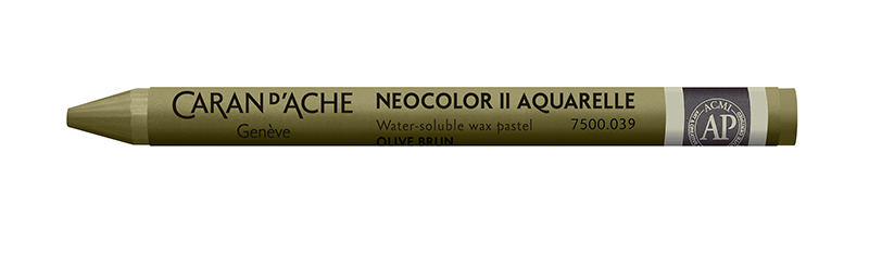 Image of Vaxkrita Caran d´Ache NeoColor II  039  Olive brown (10F) 7500039 7610186271731