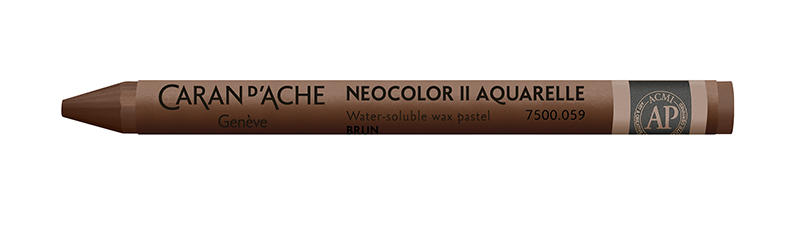Image of Vaxkrita Caran d´Ache NeoColor II  059  Brown (10F) 7500059 7610186271809
