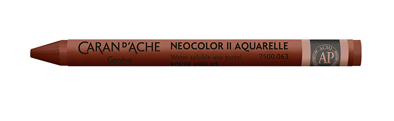 Image of Vaxkrita Caran d´Ache NeoColor II  063  English red (10F) 7500063 7610186271830