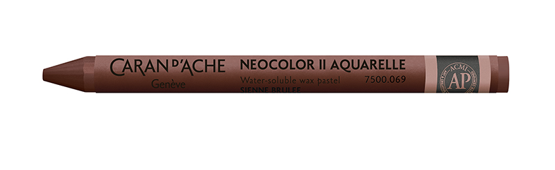 Image of Vaxkrita Caran d´Ache NeoColor II  069  Burnt sienna (10F) 7500069 7610186271854