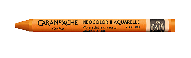 Image of Vaxkrita Caran d´Ache NeoColor II  300  Light fast orange (10F) 7500300 7610186036606