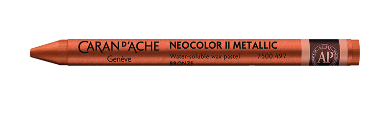 Image of Vaxkrita Caran d´Ache NeoColor II  497  Bronze (10F) 7500497 7610186272356