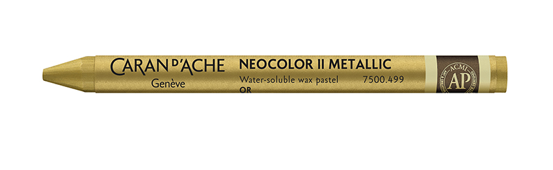 Image of Vaxkrita Caran d´Ache NeoColor II  499  Gold (10F) 7500499 7610186272370