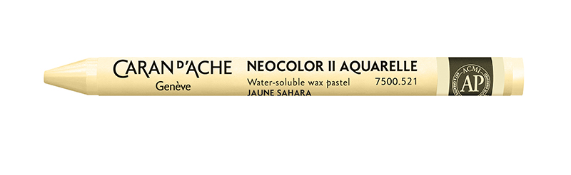 Image of Vaxkrita Caran d´Ache NeoColor II  521  Sahara yellow (10F) 7500521 7610186036729