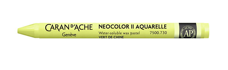 Image of Vaxkrita Caran d´Ache NeoColor II  730  Chinese green (10F) 7500730 7610186037085