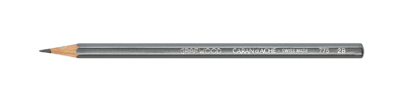 Image of Grafitpenna Caran d´Ache Artist GRAFWOOD 2B (3F) 775252 7610186023149