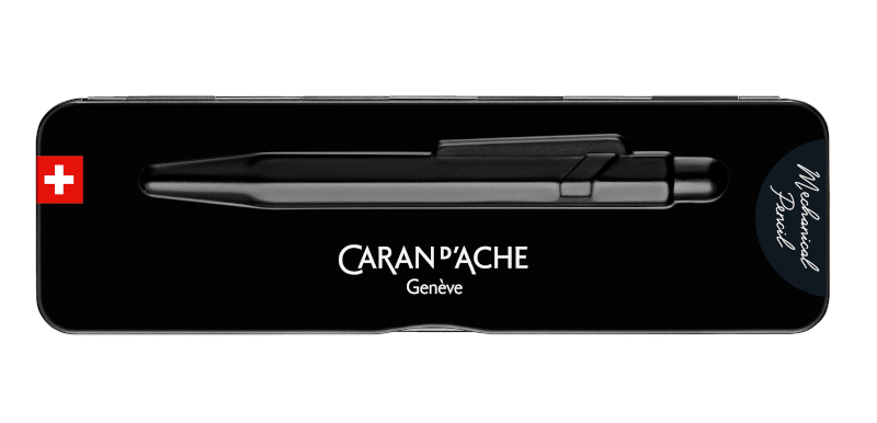 Image of Stiftpenna Caran d´Ache 0,7mm Mechanical pencil 844 Black Code in slimpack 844496 7630002349376