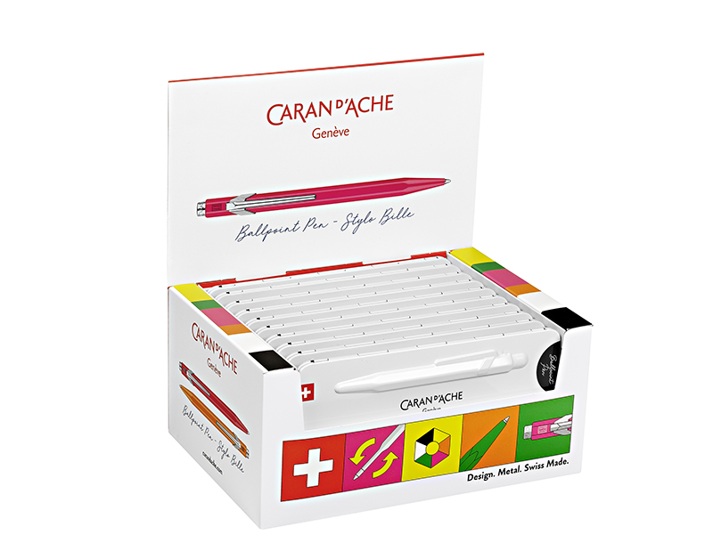 Image of Ställ Kulspetspenna Caran d´Ache 849 Pop Line Fluo, with slimpack, 10 pcs 849555 7630002316873