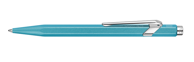 Image of Kulspetspenna Caran d´Ache 849 Colormat-X Turquoise with slimpack 849681 7630002351881