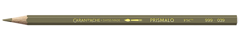 Image of Akvarellpenna Caran d´Ache Prismalo          039  Olive brown (12F) -HV- 999039 7610186843075