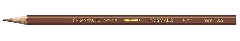 Image of Akvarellpenna Caran d´Ache Prismalo          059  Brown (12F) -HV- 999059 7610186843143
