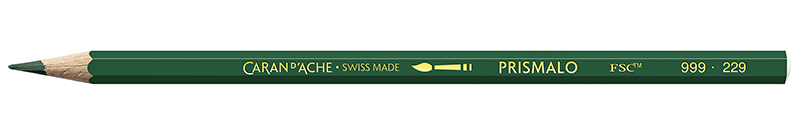 Image of Akvarellpenna Caran d´Ache Prismalo          229  Dark green (12F) -HV- 999229 7610186843525