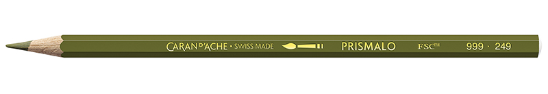 Image of Akvarellpenna Caran d´Ache Prismalo          249  Olive (12F) -HV- 999249 7610186843570