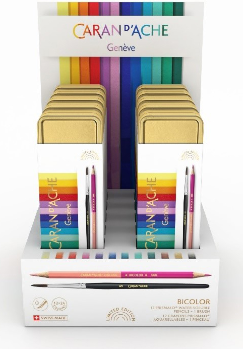 Image of Ställ Caran d´Ache Prismalo Bicolor, 10 set, Christmas 2022 999022 7630002352550