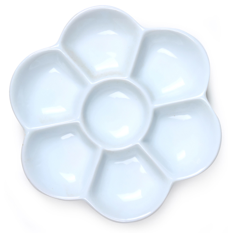 Image of Porslinspalett Meeden - Flower Palette Dia12cm 7 Wells ME074610 6975441360850