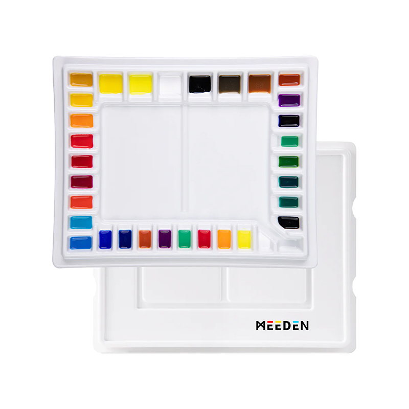 Image of Porslinspalett Meeden - XL Rectangular Palette 27x34cm 33 Wells ME341537 6975441369167
