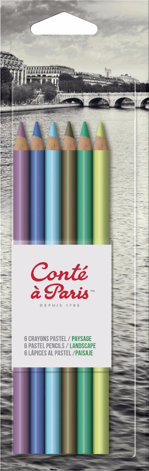 Image of Pastellpenna Conté á Paris Pencil Pastel x6 Blister LandsConté á Parise 50113 646217501130