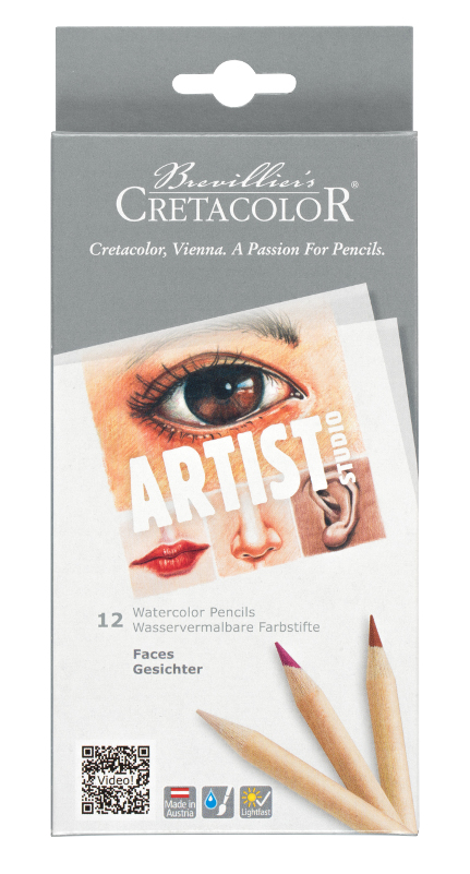 Image of Akvarellpennset Cretacolor Artist Studio Line FACES 12pennor (12F) 28310 9014400291853