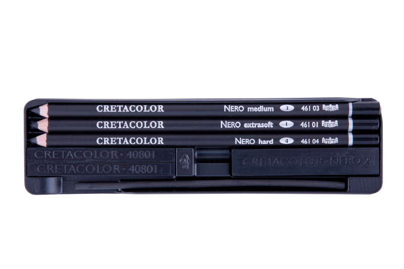 Image of Kolset Cretacolor NERO Pocket set 7 delar 40008 9014400248178