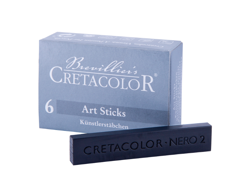 Image of Pastellkrita Cretacolor ArtStick Nero Soft  13x6mm (6F) 40402 9014400200947