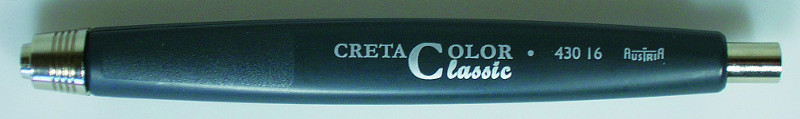 Image of Stifthållare Cretacolor  5,6mm 3-kantig, svartplast Classic 43016 9002592430167